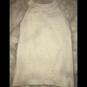 Wishlist Crochet Tank - Ivory